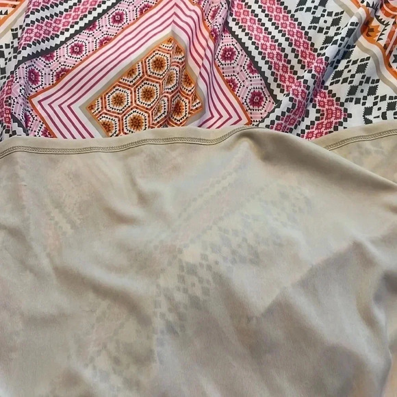 Chicos Scarf Print Womens Maxi Dress U5 - Picture 5 of 6